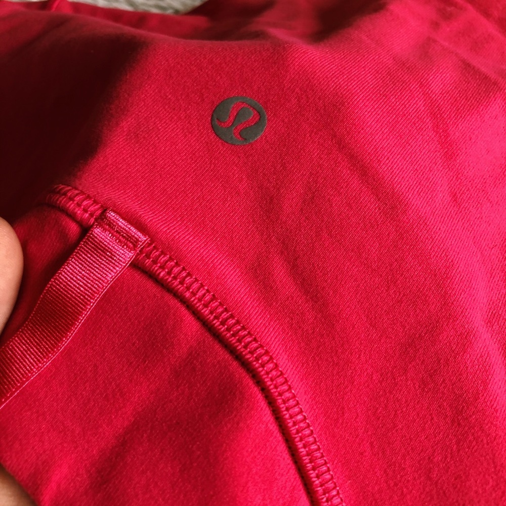 Pink lululemon zip up